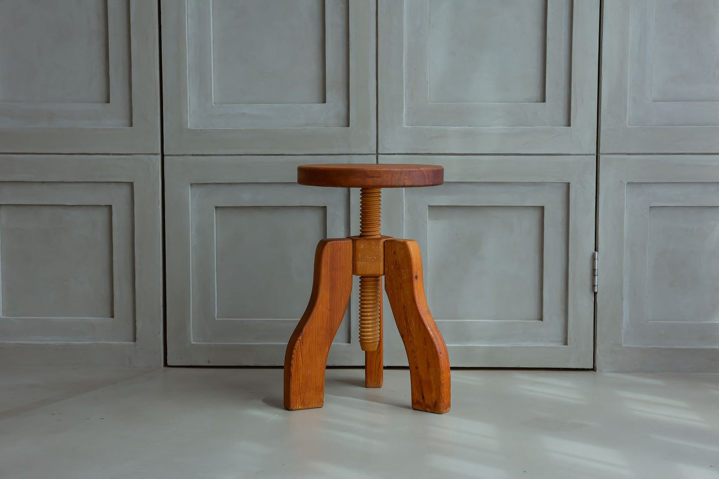 Nordic Adjustable Pine Stool