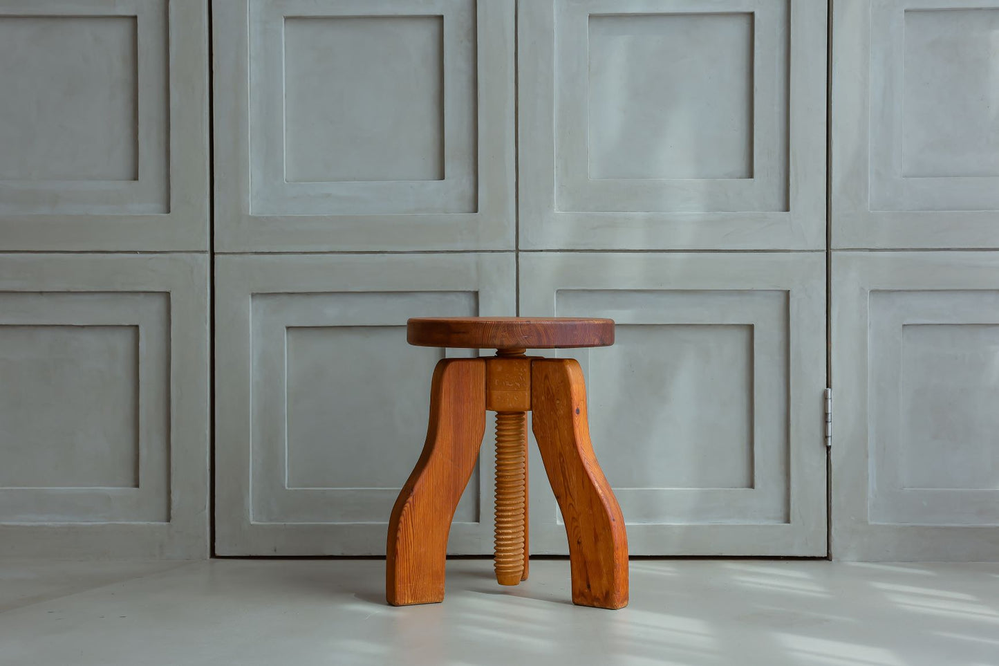 Nordic Adjustable Pine Stool