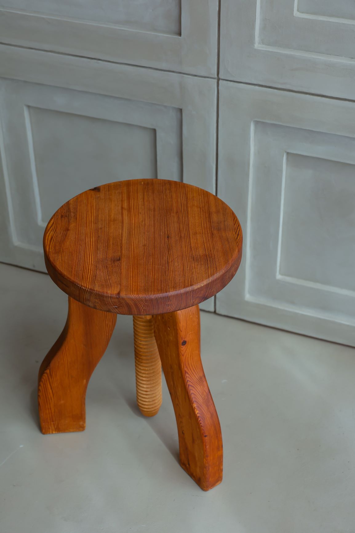 Nordic Adjustable Pine Stool