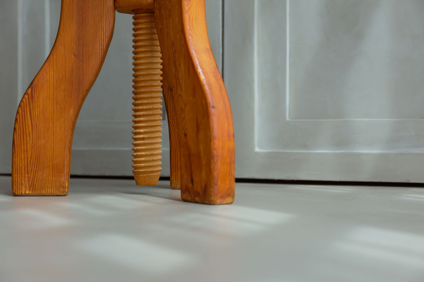 Nordic Adjustable Pine Stool
