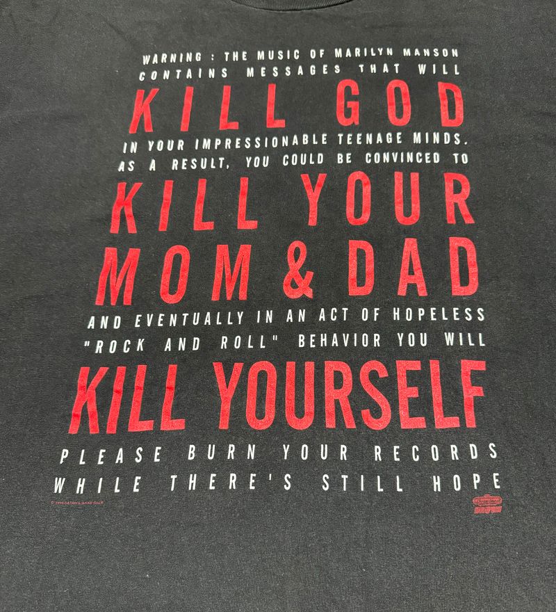 MARILYN MANSON BOOTLEG vintage 90s