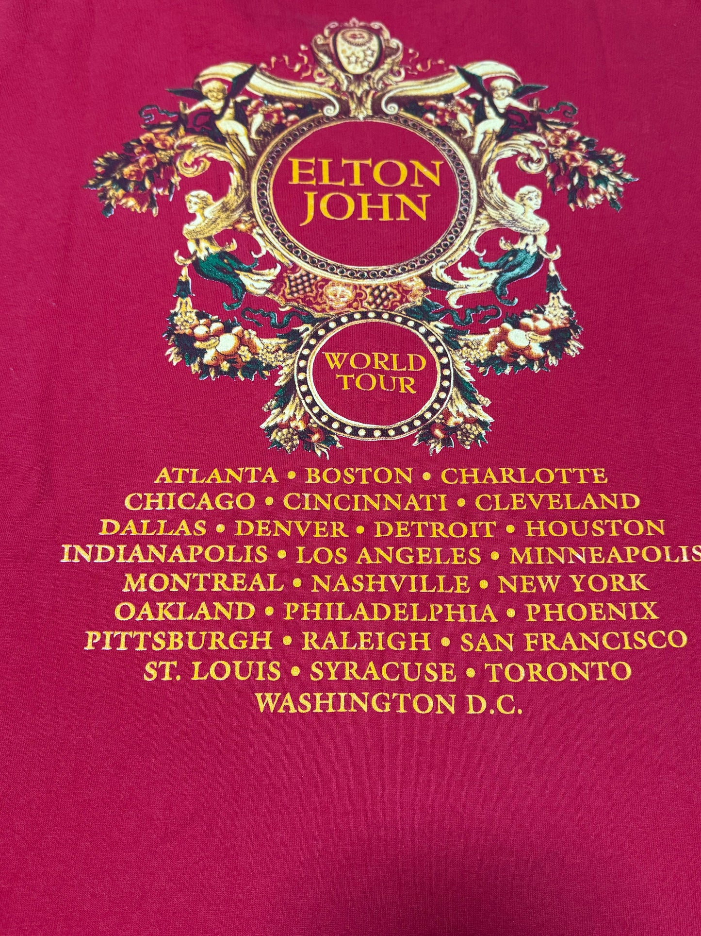 ELTON JOHN styled by GIANNI VERSACE 90s