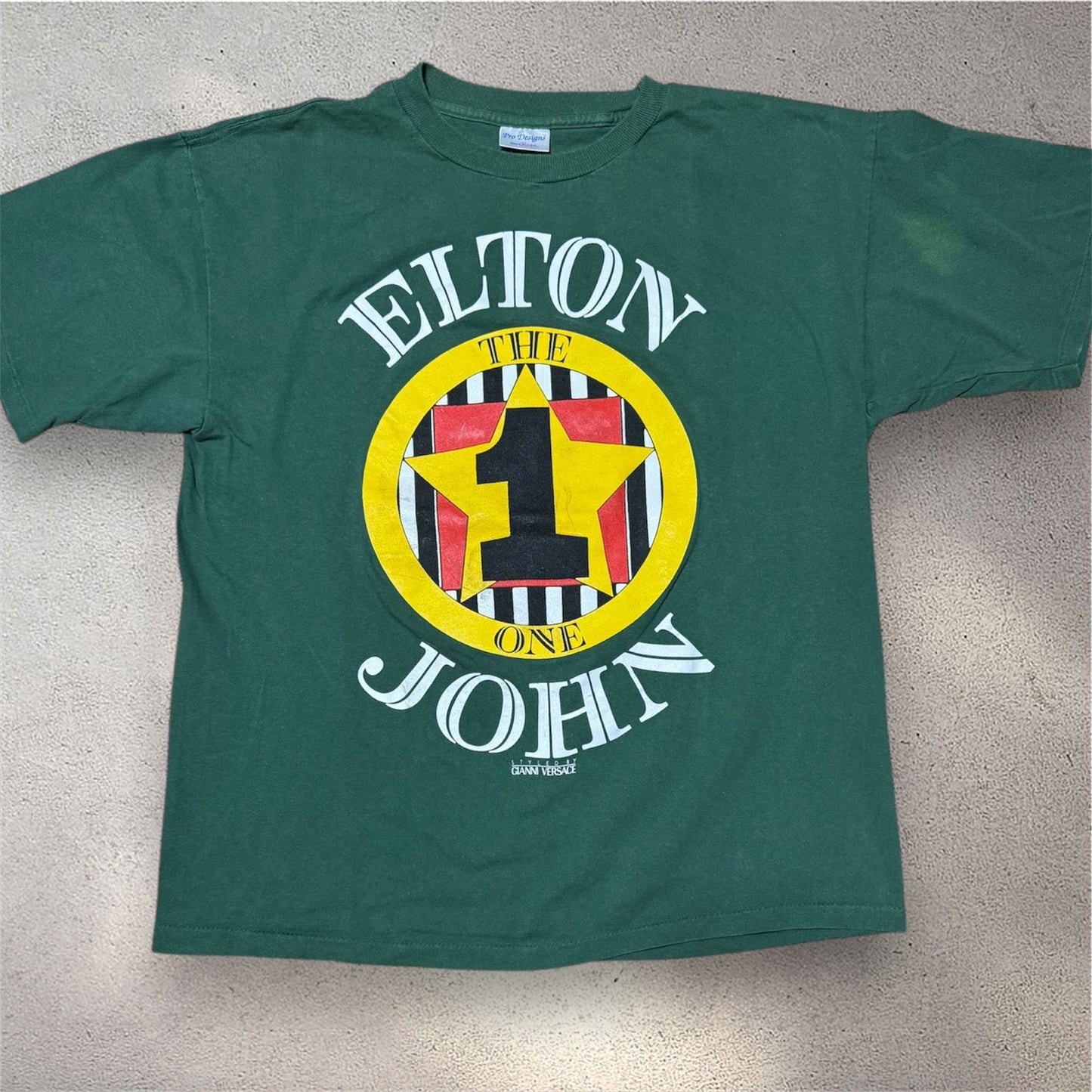 ELTON JOHN styled by GIANNI VERSACE 90s