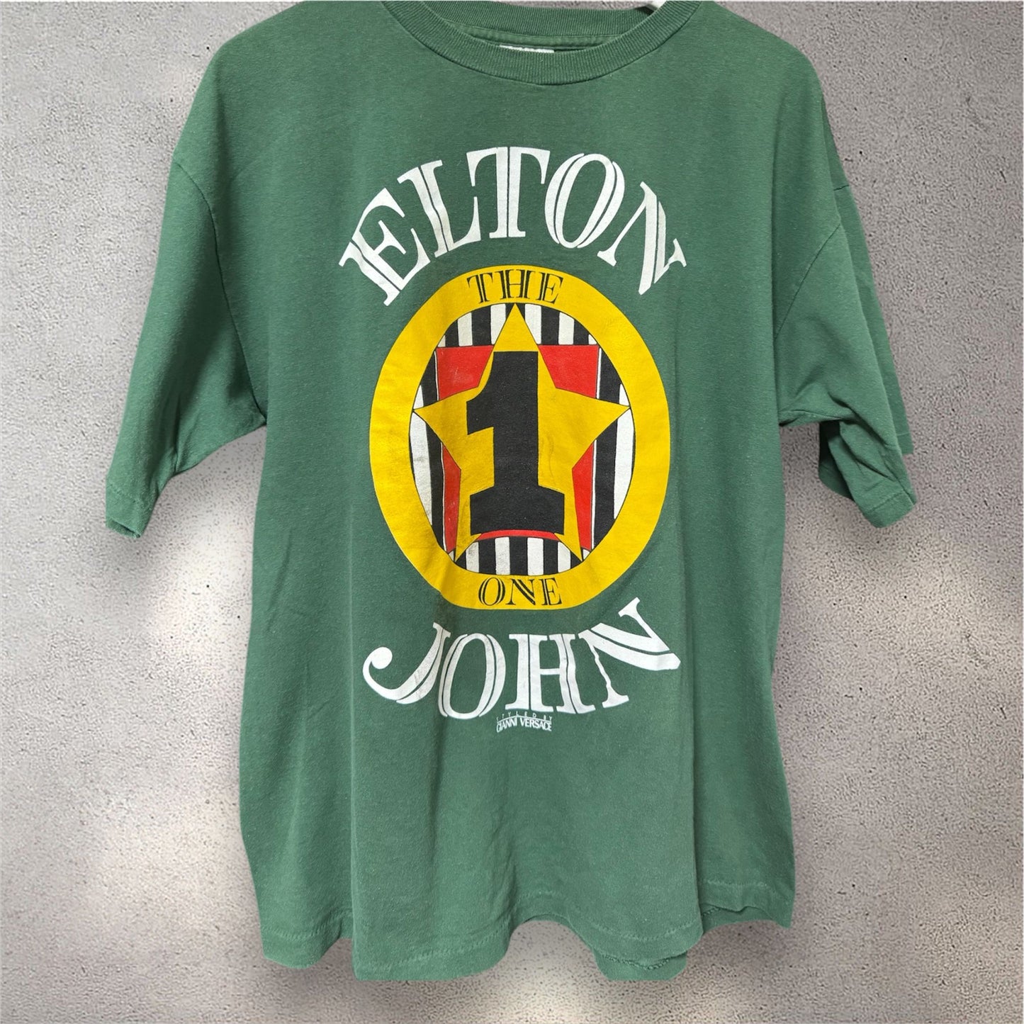 ELTON JOHN styled by GIANNI VERSACE 90s